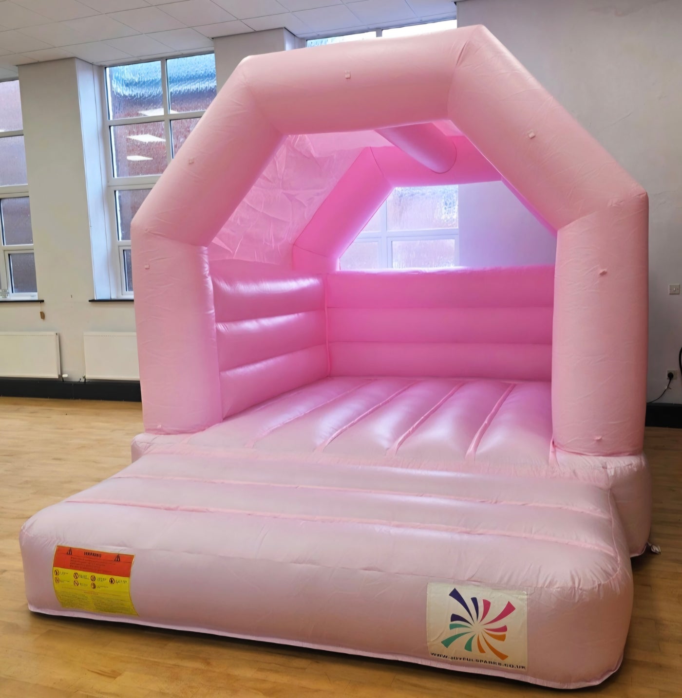 Pink Bouncy Castle Hire Northwest England – 10x13ft Inflatable for Kids’ Parties, Weddings & Events | JoyfulSparksUK