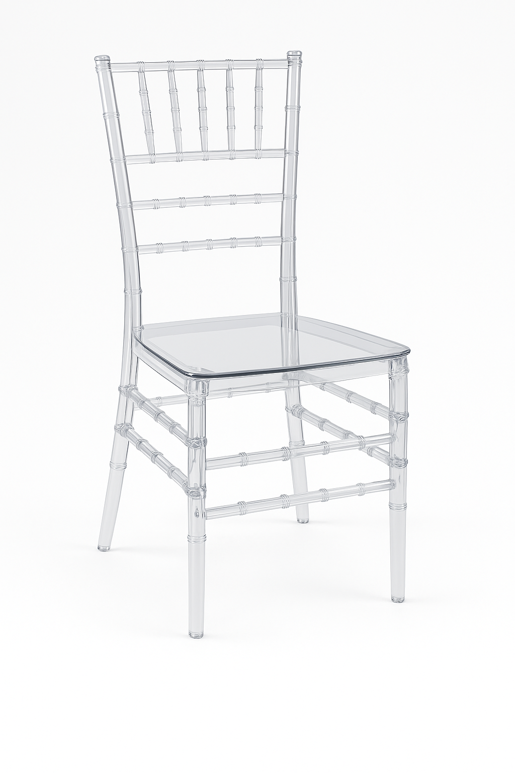 Clear Acrylic Chiavari Chair Hire UK – Transparent Wedding & Event Chair Rentals | JoyfulSparksUK