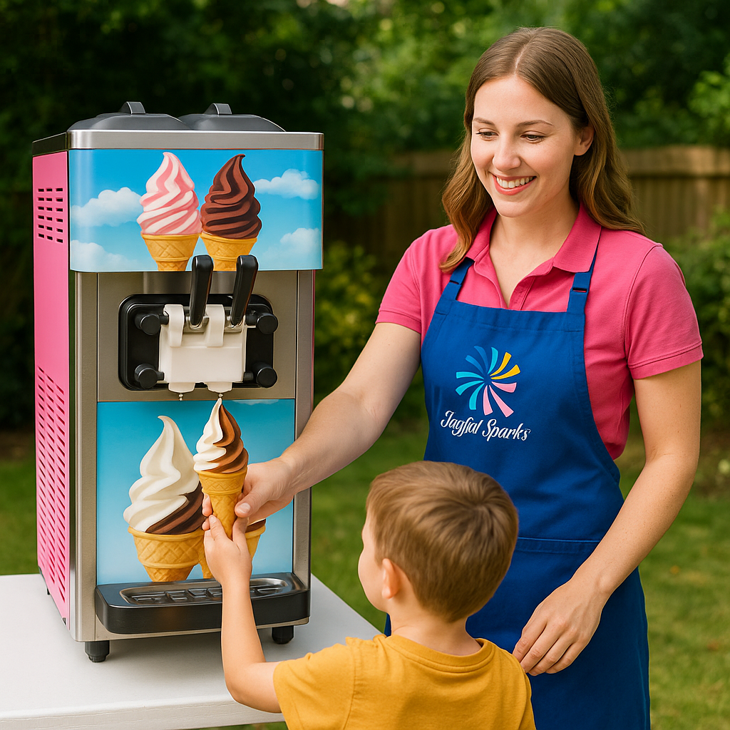 Dual-Colour Ice Cream Machine Hire