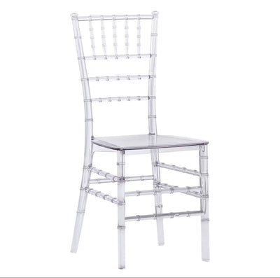 Kids Crystal Clear Chiavari Chairs for Hire