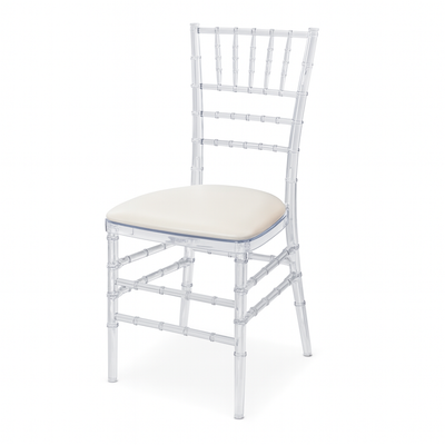 Clear Acrylic Chiavari Chair Hire UK – Transparent Wedding & Event Chair Rentals | JoyfulSparksUK