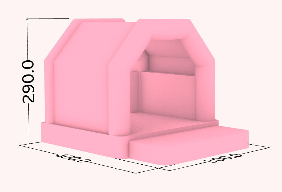Pink Bouncy Castle Hire Northwest England – 10x13ft Inflatable for Kids’ Parties, Weddings & Events | JoyfulSparksUK